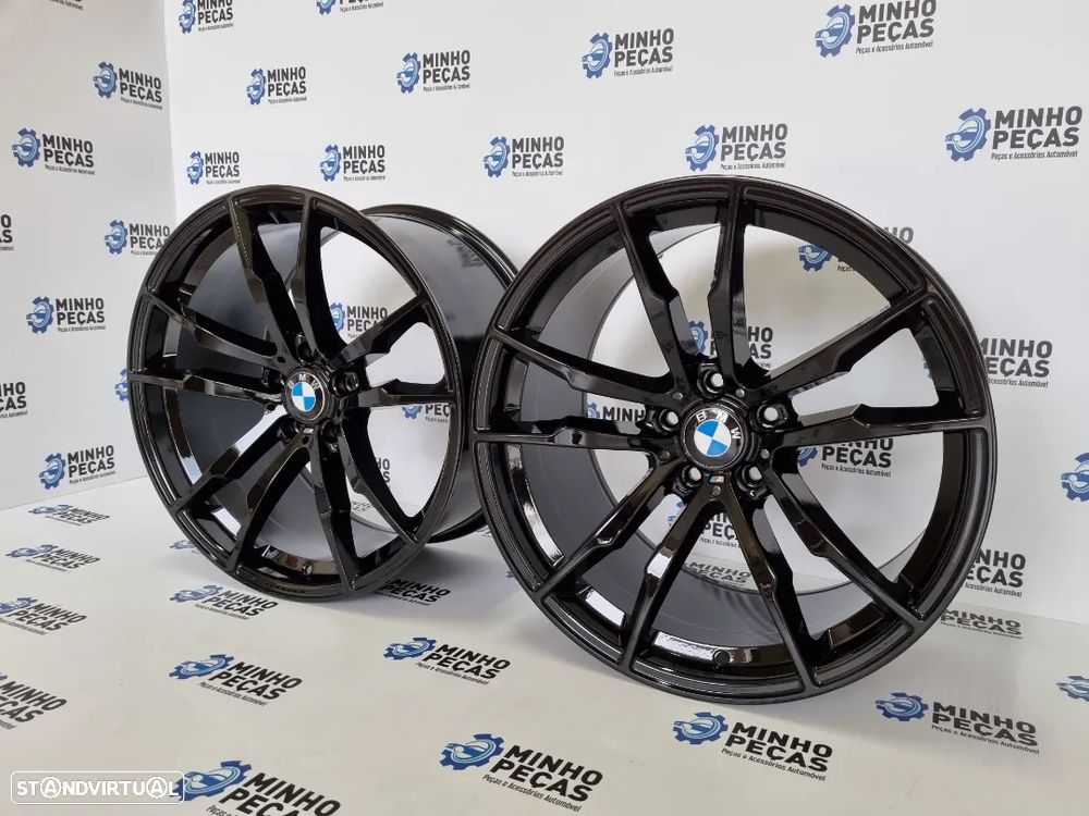 Jantes Look BMW X6M 2017 em 20 Preto Brilho - 3