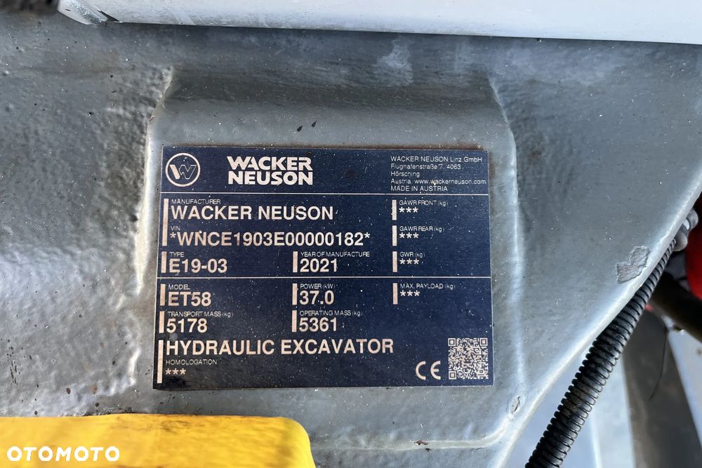 Wacker Neuson et58 - 20