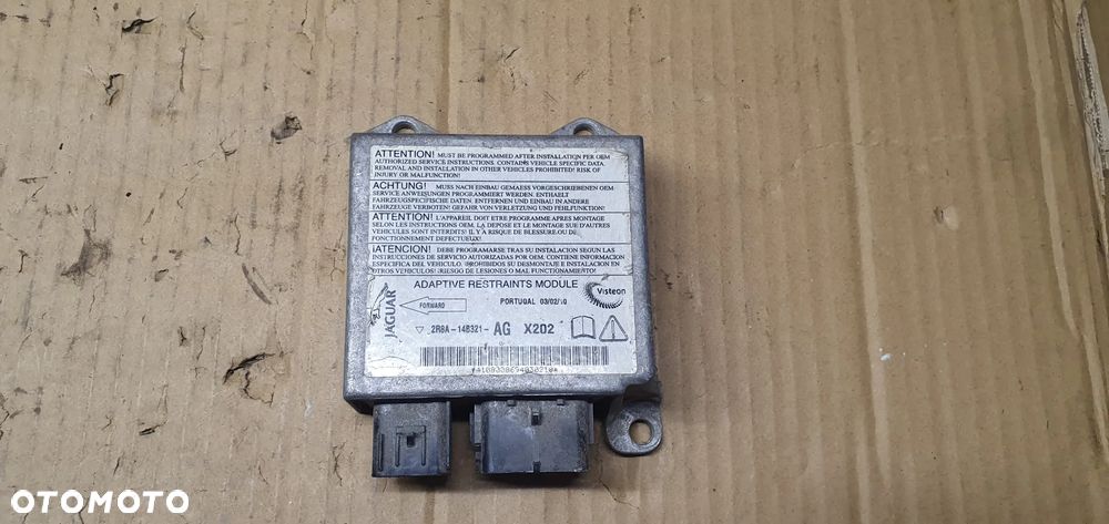 Moduł Sensor Airbag Poduszek Jaguar S-Type 2R8A-14B321-AG - 1