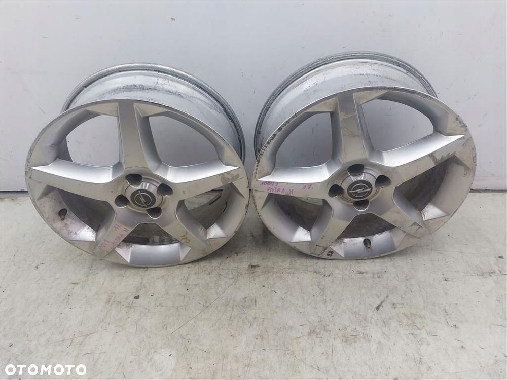 Alufelgi FELGI ALUMINIOWE 2 SZT Opel Astra H  6.5X17 " 4X100 ORYGINAŁ - 1