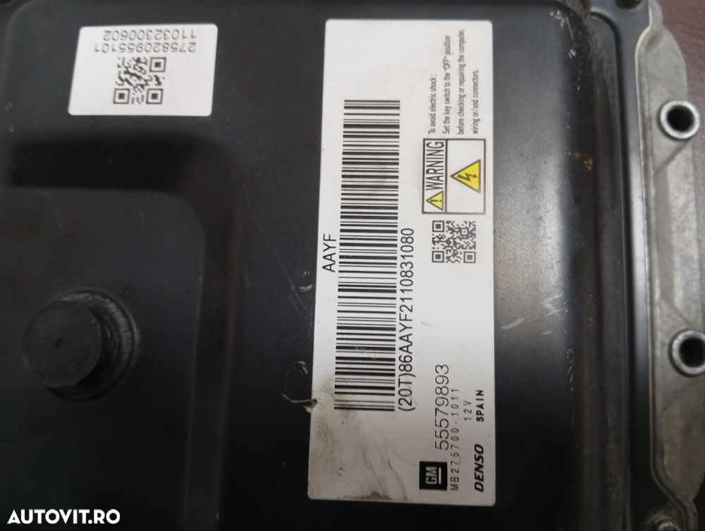 Calculator Motor Opel Astra J 1.7 CDTI Cod 55579893 - 1