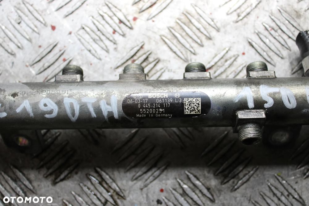 Listwa wtryskowa opel 0445214117
