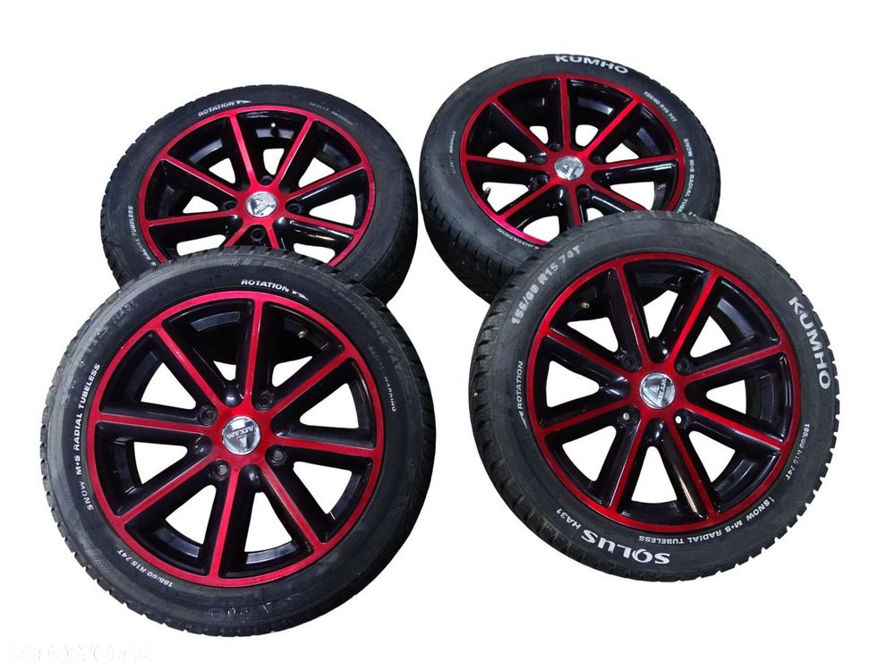 Microcar Aixam Gto City Felgi aluminowe z oponami komplet 15 cali - 1
