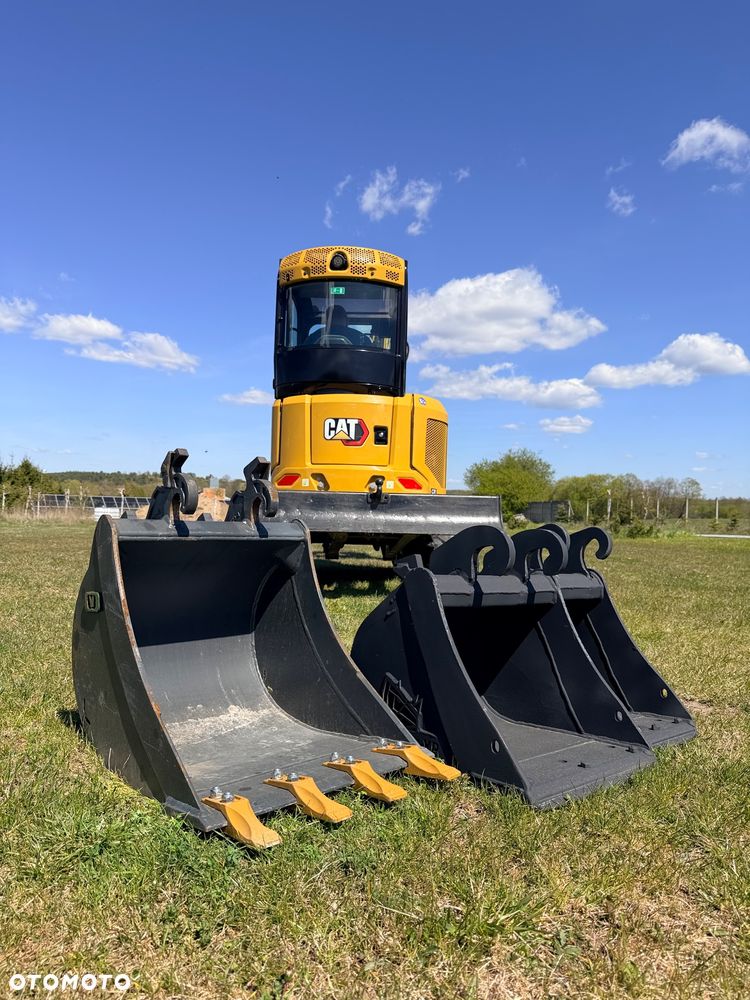 Caterpillar Minikoparka Cat 302.7 3xłyżki Skarpowa hydrL\P dodatkowe linie hydrauliczne szybkozłącze Gąsienice jak Nowe WIDŁY WIERTNICA za dopłatą - 9