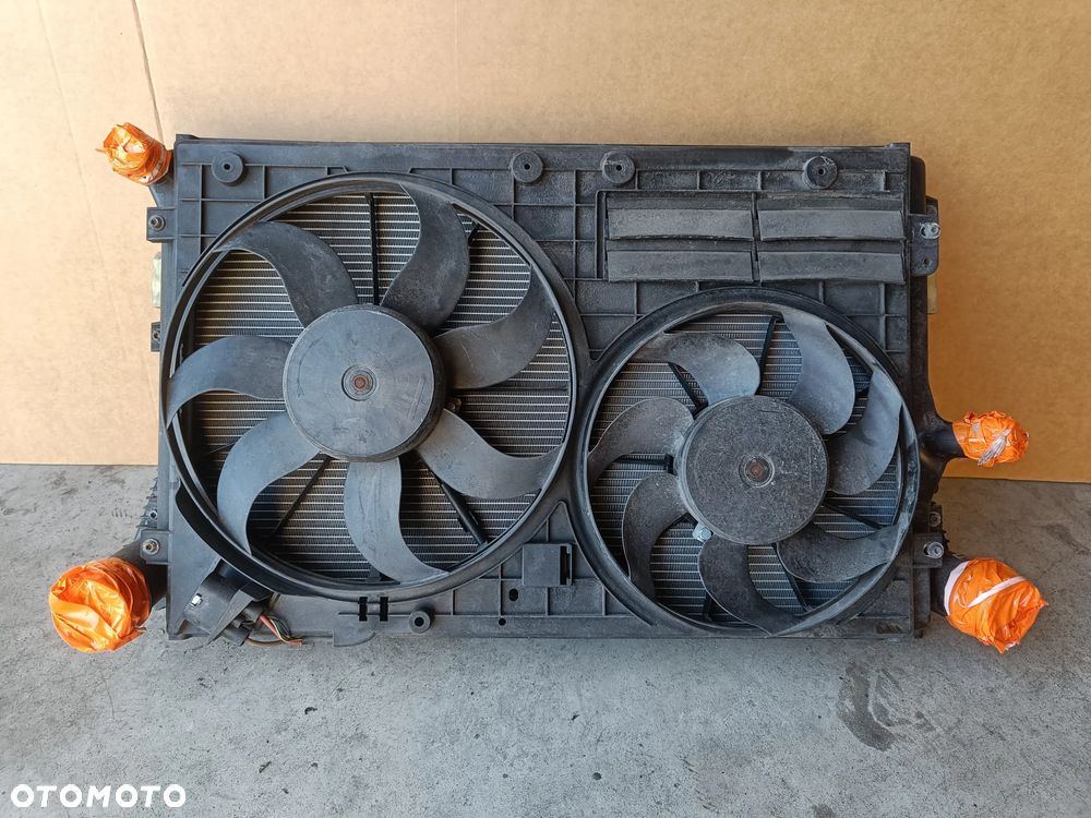 Chłodnice Wentylator 2.0 TDI VW CC Passat Tiguan Sharan Seat Audi VW 1K0121207BC 1K0121205AD 3C0121253BC 3C0145805AM - 1