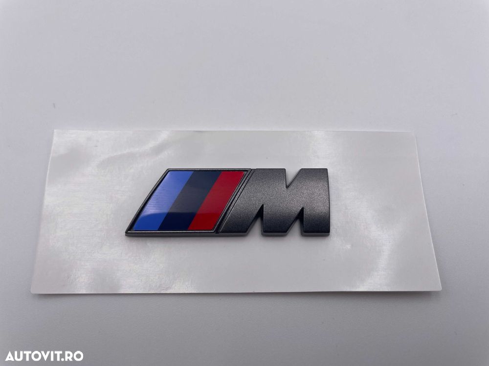 Emblema Compatibila BMW M aripa gri seria 3 4 5 6 7 8 nou - 1