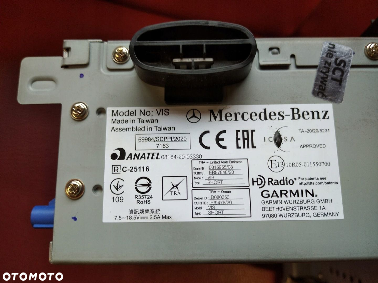 MERCEDES VITO 3 III W447 LIFT 447 RADIO NAWIGACJA A4479005517 - 7