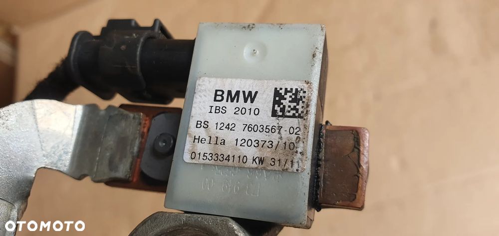 Klema minusowa akumulatora BMW X5 E70 7603567 - 8