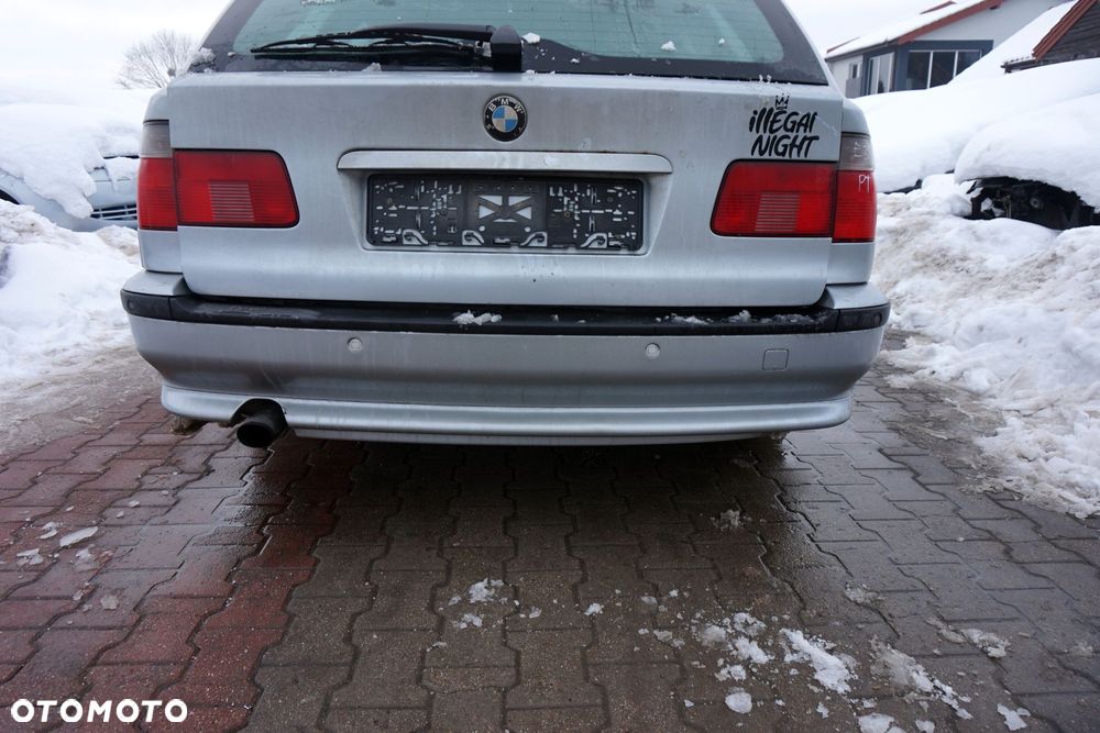 ZDERZAK TYLNY 5 E39 KOMBI 309  SREBRNY ARKTISSILBER BMW 1995-2000 - 1