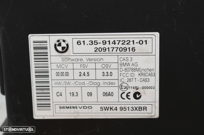 Módulo Eletrónico Mini Mini (R56)  9147221 / 5Wk49513xbr / 5Wk49513xbr - 2