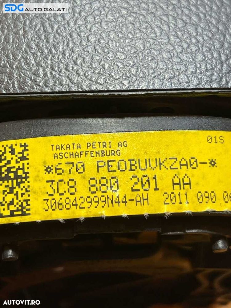 Airbag de pe Volan Volkswagen Passat B7 2010 - 2015 Cod 3C8880201AA [K2123] - 7