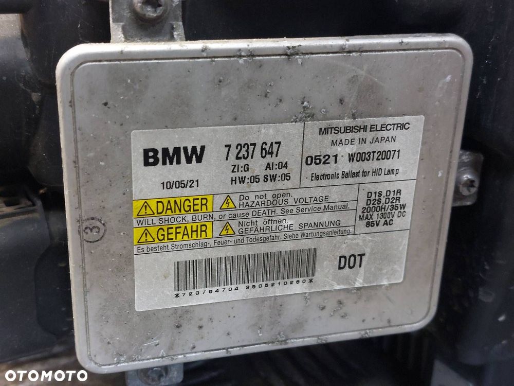 LAMPA LEWY PRZÓD PRAWY PRZÓD BMW F10 F11 7203253 7203254 BIXENON SKRĘTNY - 11