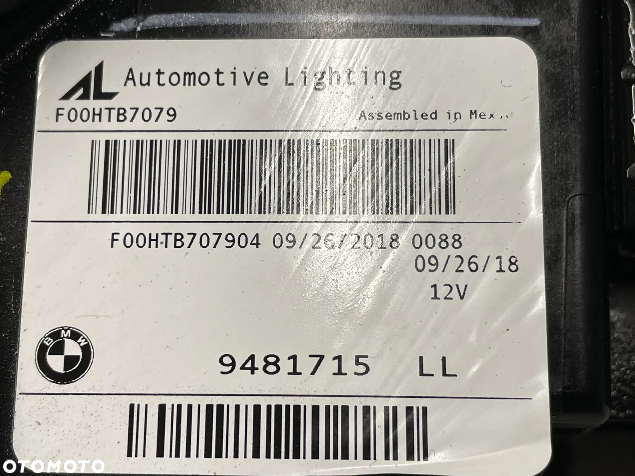 Lampa lewa przód LED BMW 3 G20 G21 9481715 stan idealny USA - 3
