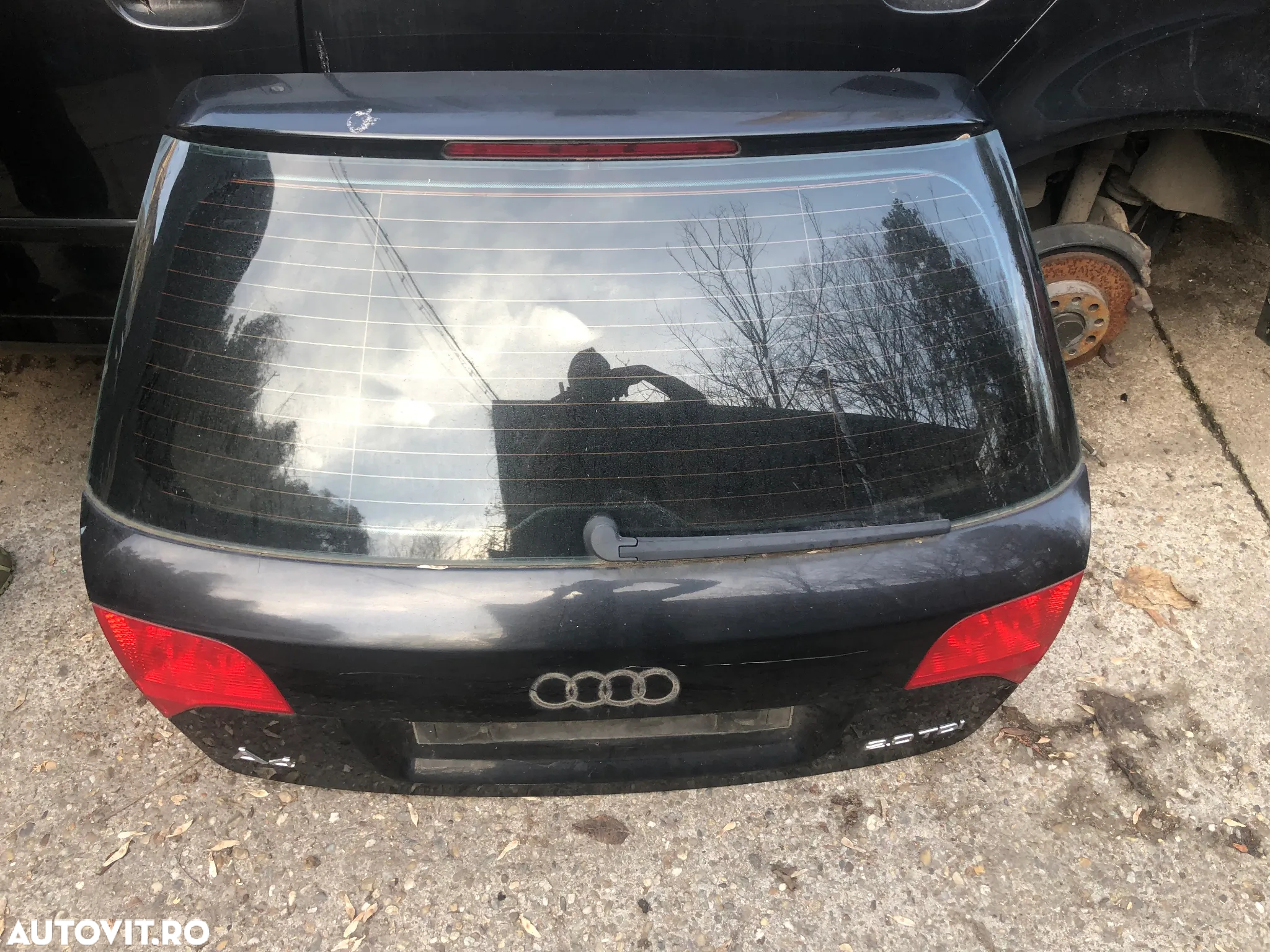 Haion spate complet cu luneta Audi A4 B7 break negru - 2