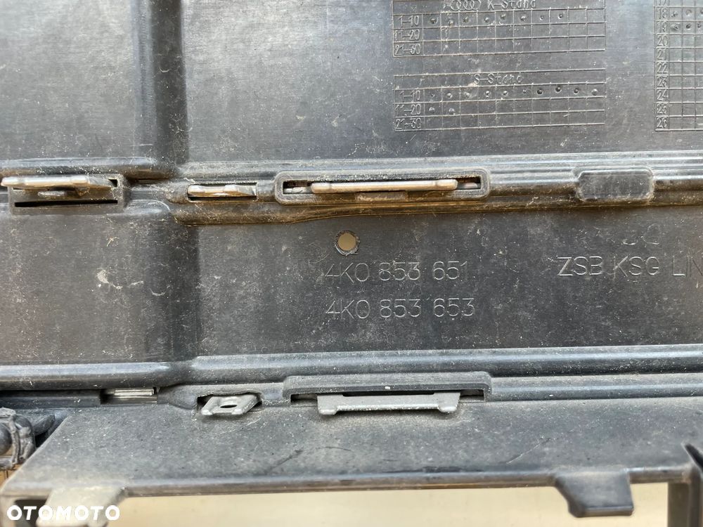 Oryginalny Zderzak Przedni Audi A6 C8 4K 4K0 Spryski PDC Grill Kratka - 15