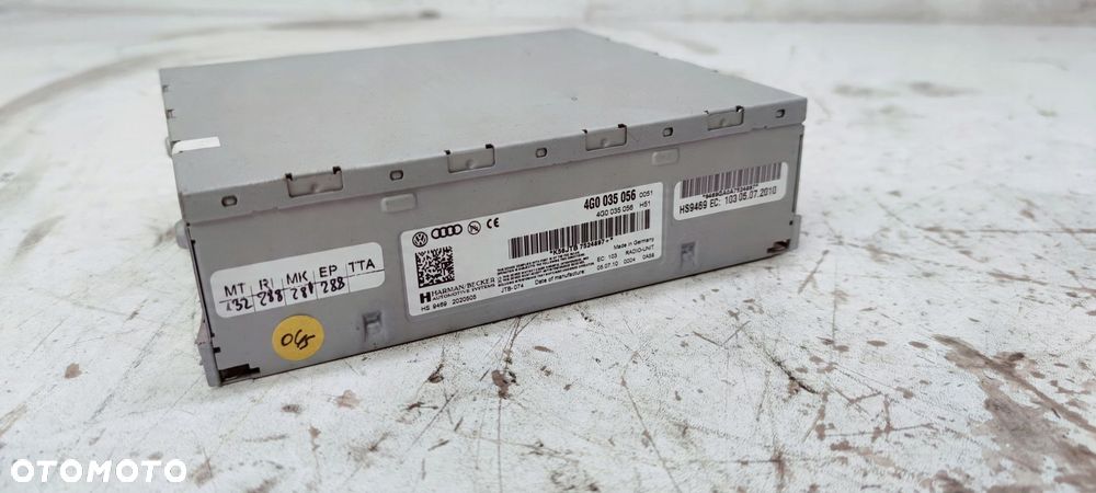 TUNER RADIOWY MODUŁ RADIA AUDI A7 A6 A5 4G0035056 - 1
