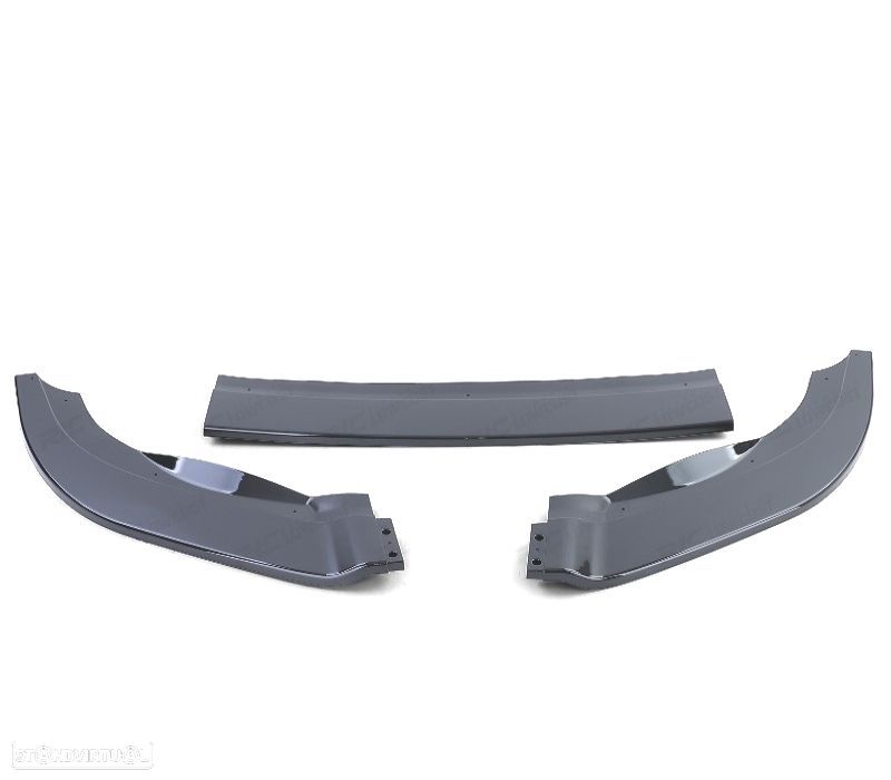 SPOILER LIP VOLKSWAGEN VW GOLF 6 09-12 LOOK R20 PRETO BRILHANTE - 4