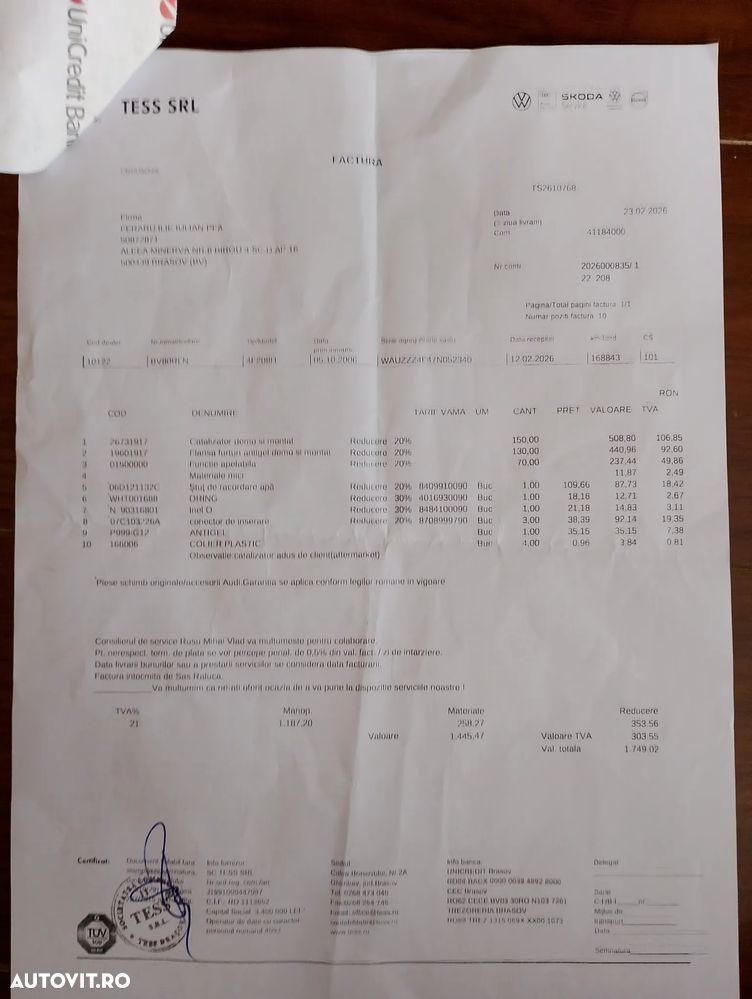 Audi A6 2.0 TFSI Multitronic - 15