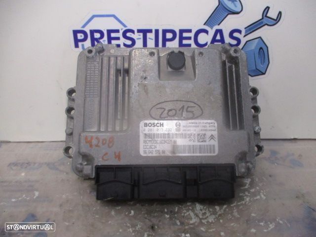 Centralina 9664257580  0281013332  9663798480   CITROEN C4 2008 1.6HDI 90CV 5P CINZA BOSCH - 2