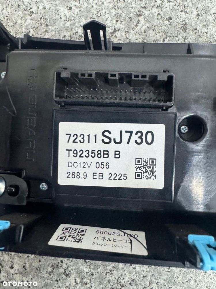 panel klimatyzacji nawiewu subaru forester v 2019-2023 72311sj730 - 11