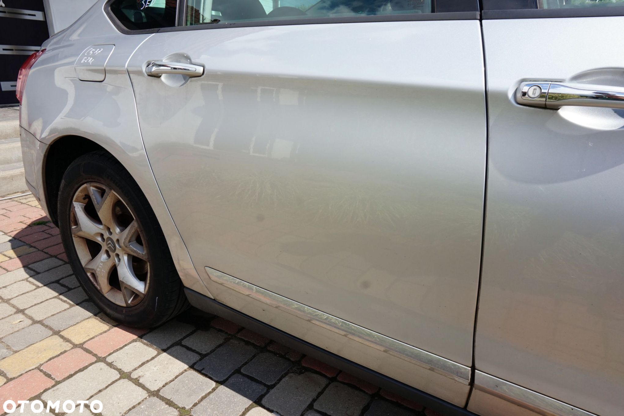 DRZWI TYLNE PRAWE C5 III X7 SEDAN EZRC  SREBRNY CITROEN 2008-2017 - 4