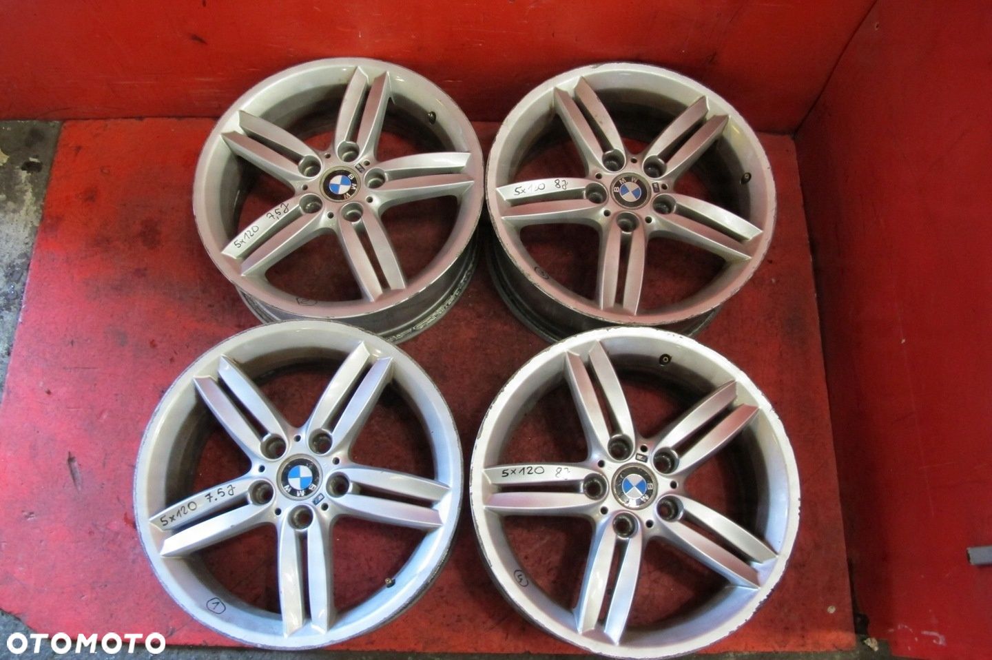 BMW I E87 FELGI ALUMINIOWE M-PAKIET 18 5x120 7.5J ET49 8036939 8J 8036940 - 1