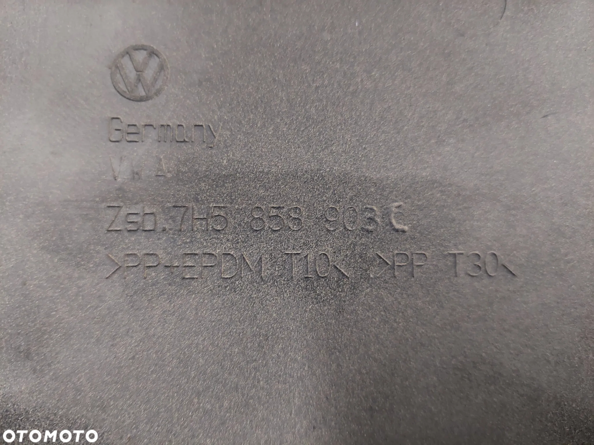 VOLKSWAGEN T5 MULTIVAN OSŁONA KONSOLI BEŻOWA 7H5858903C - 5