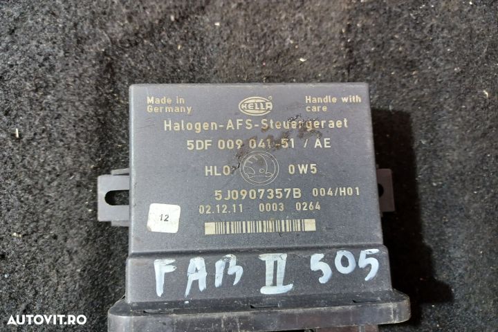 Calculator lumini 5J0907357B 5J0907357B Skoda Fabia 5J [facelift] [20 - 3