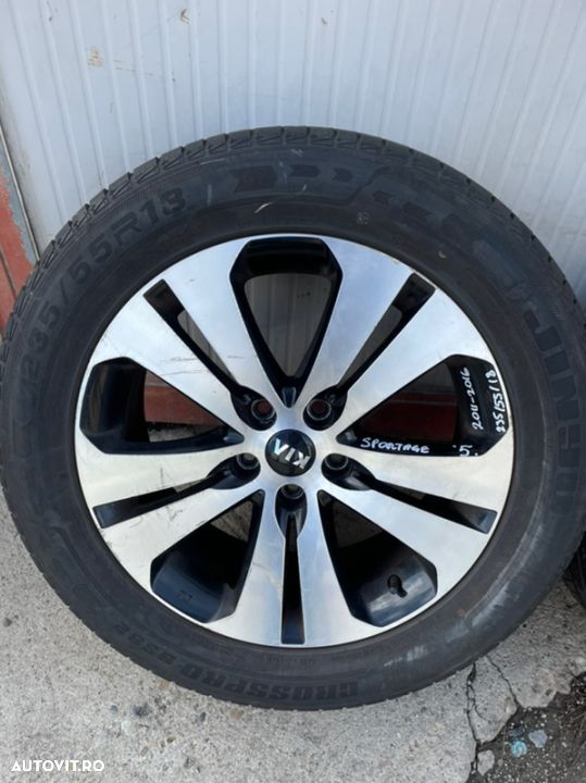 Set jante cu cauciucuri vara KIA SPORTAGE an 2011-2016 dimensiune 235/55R18 - 5