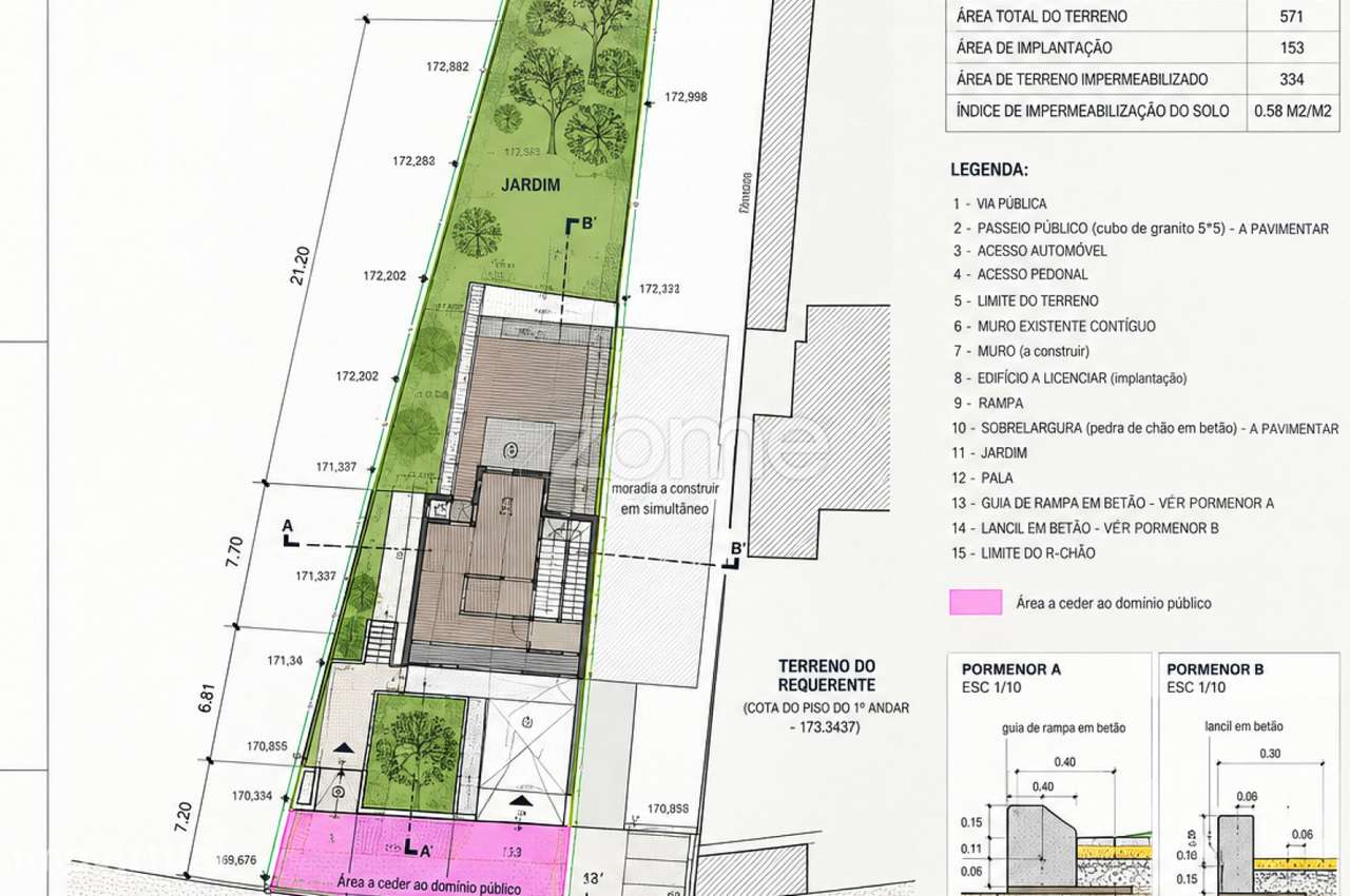 Terreno Urbano com 571 m2, Nogueira da Regedoura, Santa Maria da Feira - Grande imagem: 4/23