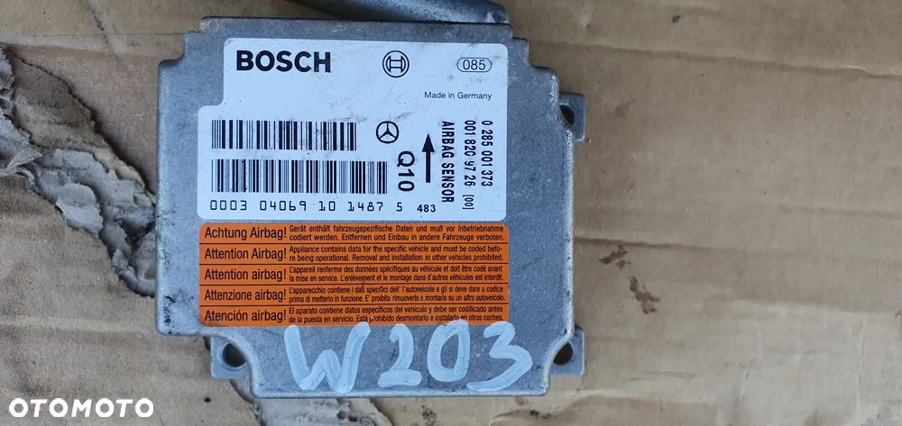 Konsola AIRBAG poduszki sensor Mercedes W209 - 10