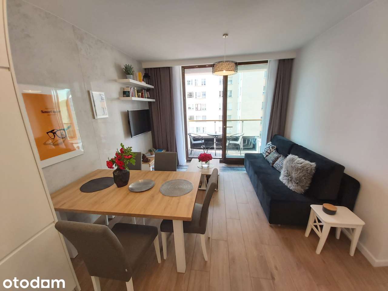 Luksusowy apartament | 40m2 | Wola | 2 pokoje + balkon | Ochrona ogród