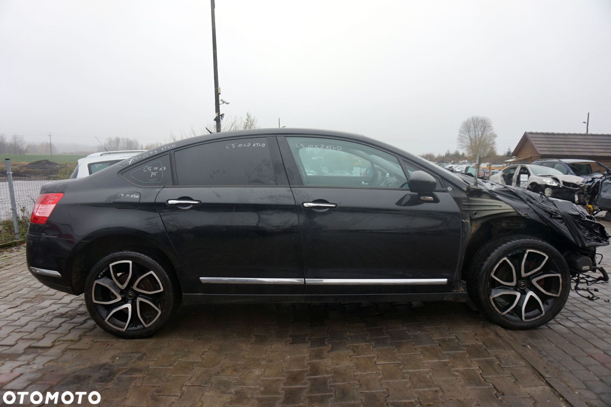 CITROEN C5 III X7 SEDAN 2008 KTVD 2.2 HDI DW12BTED4 170KM 20MB21 CZARNY na części - 6