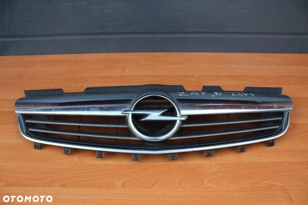 ATRAPA GRILL MASKI OPEL ZAFIRA B LIFT CHROM LIFT EUROPA ORYGINAŁ - 1