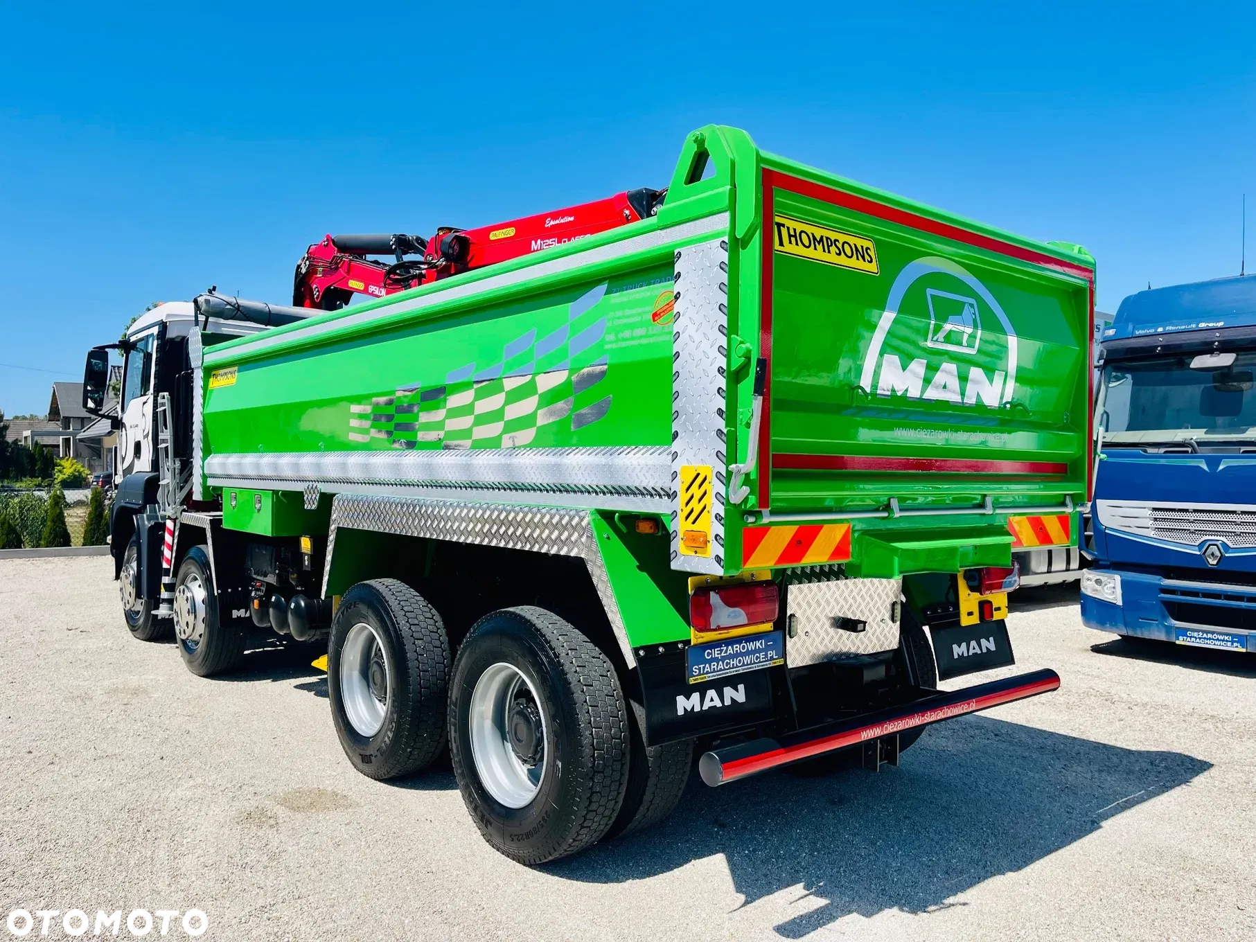 MAN MAN TGS TGX 35.400 // 8x4 // E5 // wywrotka kiper + HDS z czerpakiem / - 21