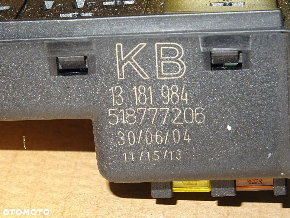 SKRZYNKA MODUŁ NADWOZIA BCM OPEL SIGNUM VECTRA C KB EJ, PIN CARPASS - 3
