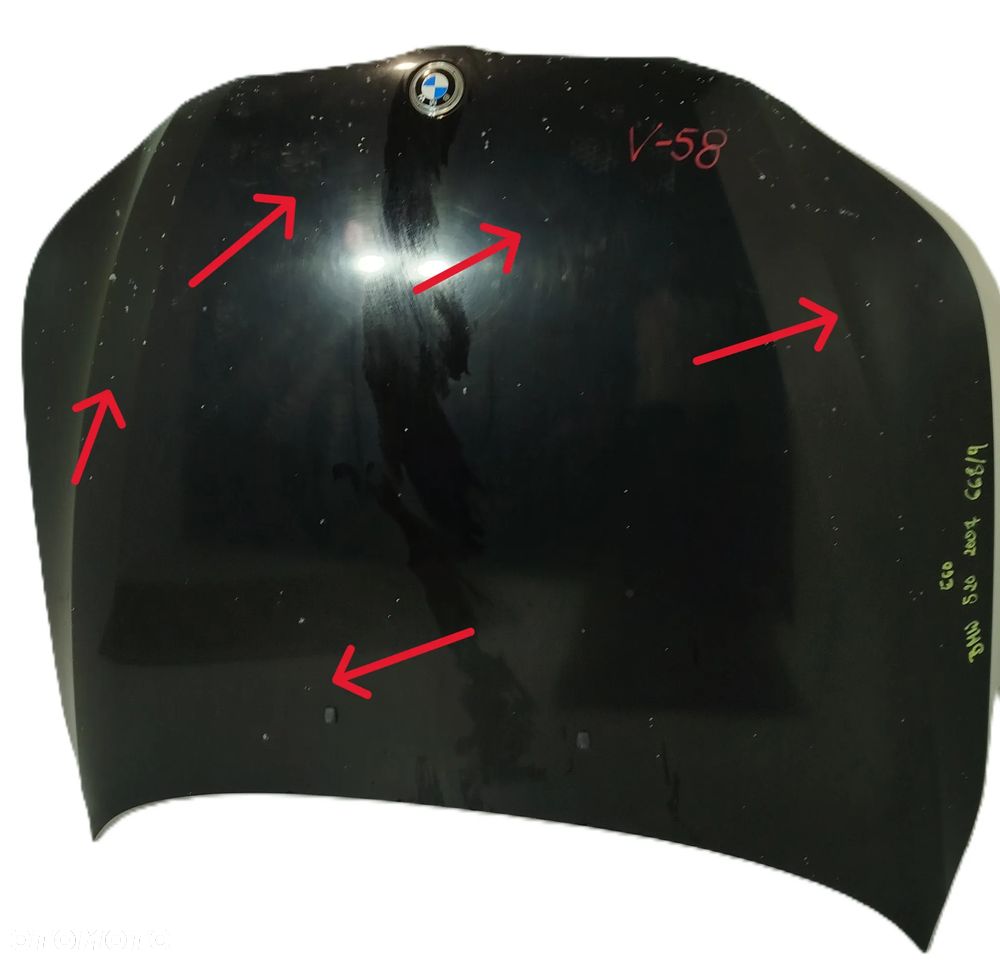 maska pokrywa silnika BMW 5 E60 E61 03-10 668/9 - 1