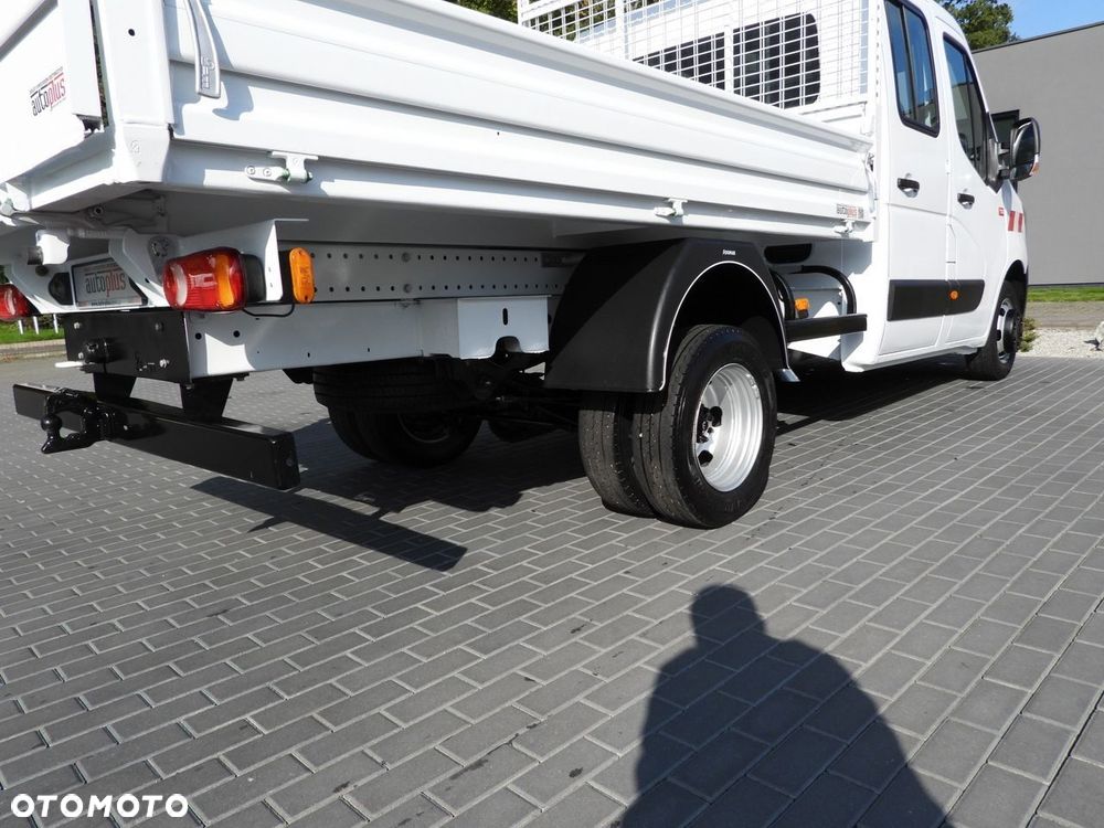Renault MASTER WYWROTKA PODWÓJNA KABINA DOKA 6 MIEJSC TEMPOMAT LEDY BLIŹNIACZE KOŁA KLIMATYZACJA  165KM - 17