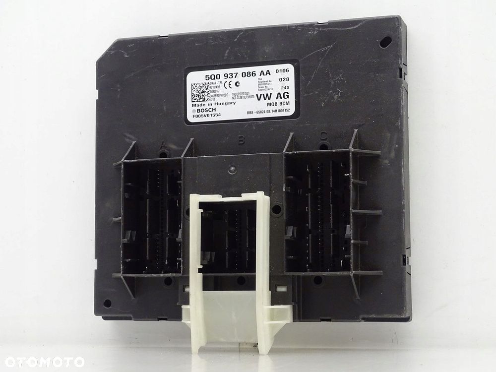 MODUŁ KOMPUTER STEROWNIK KOMFORTU SKODA OCTAVIA III 3 5Q0937086AA - 1