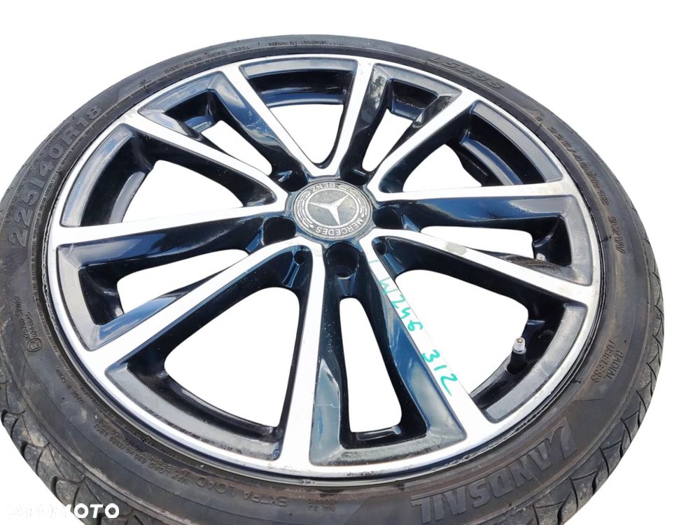 MERCEDES B KLASA W246 FELGI ALUMINIOWE 18 CALI KOMPLET - 3