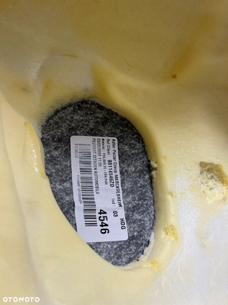 PG-10 TYLNY DYWAN PEUGEOT 3008 - 2