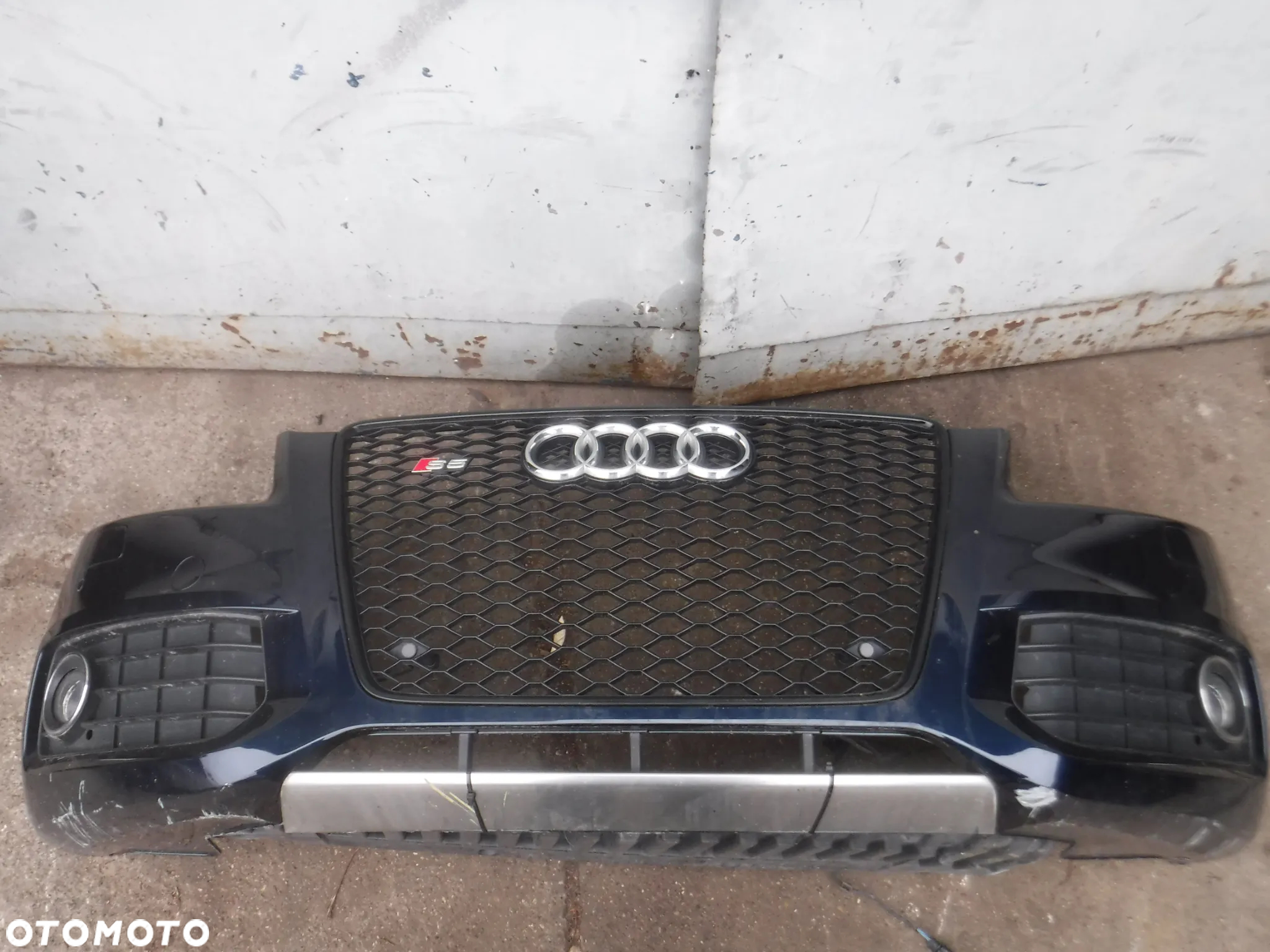 Audi A5 8T S5 RS5 Cabrio Coupe zderzak przod grill atrapa LŻ5A LZ5A S line sline pod xenon PDC - 5