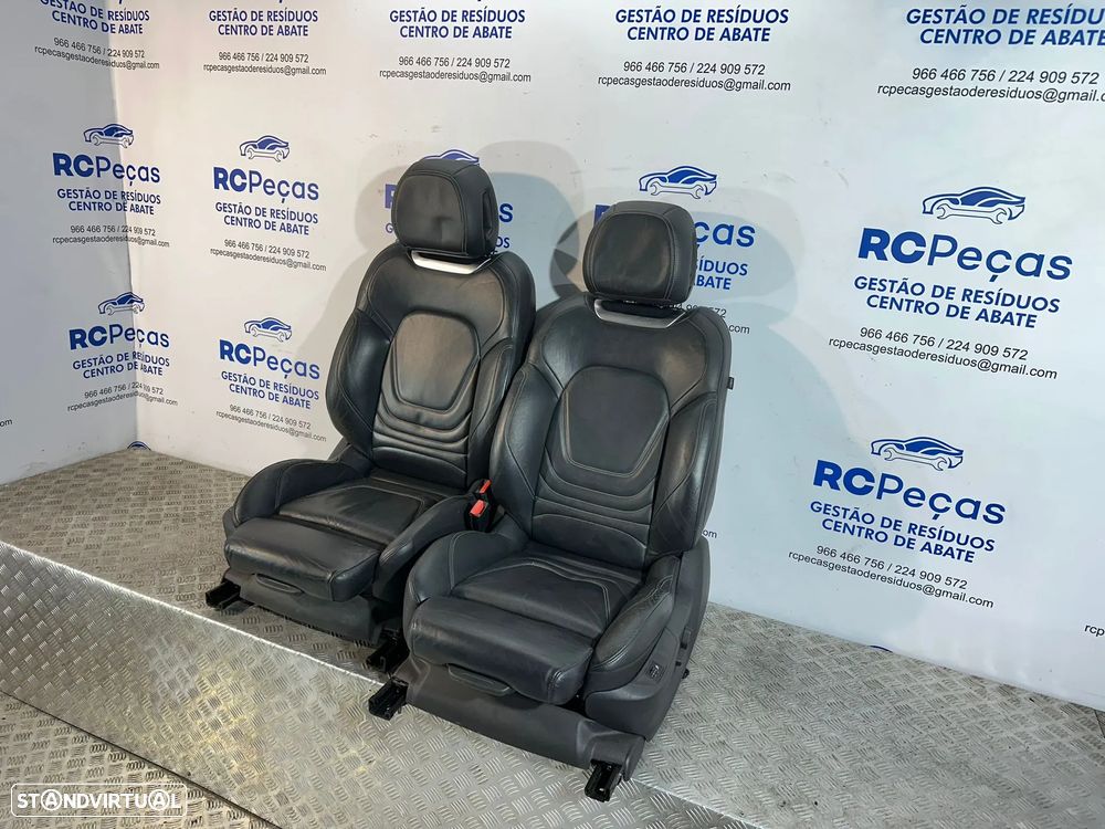 .Conjunto Bancos Elétricos Pele Citroen DS5 Original - 8