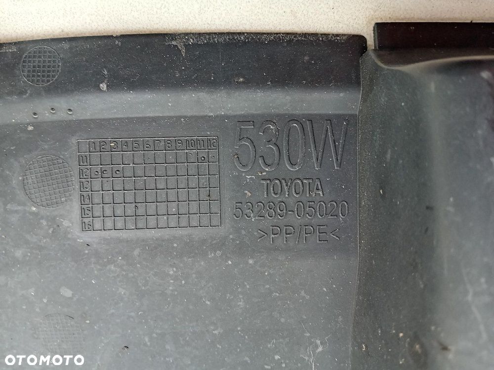 OSŁONA PASA PRZÓD TOYOTA AVENSIS III T27 53289-05020 2.0 D-4D - 7