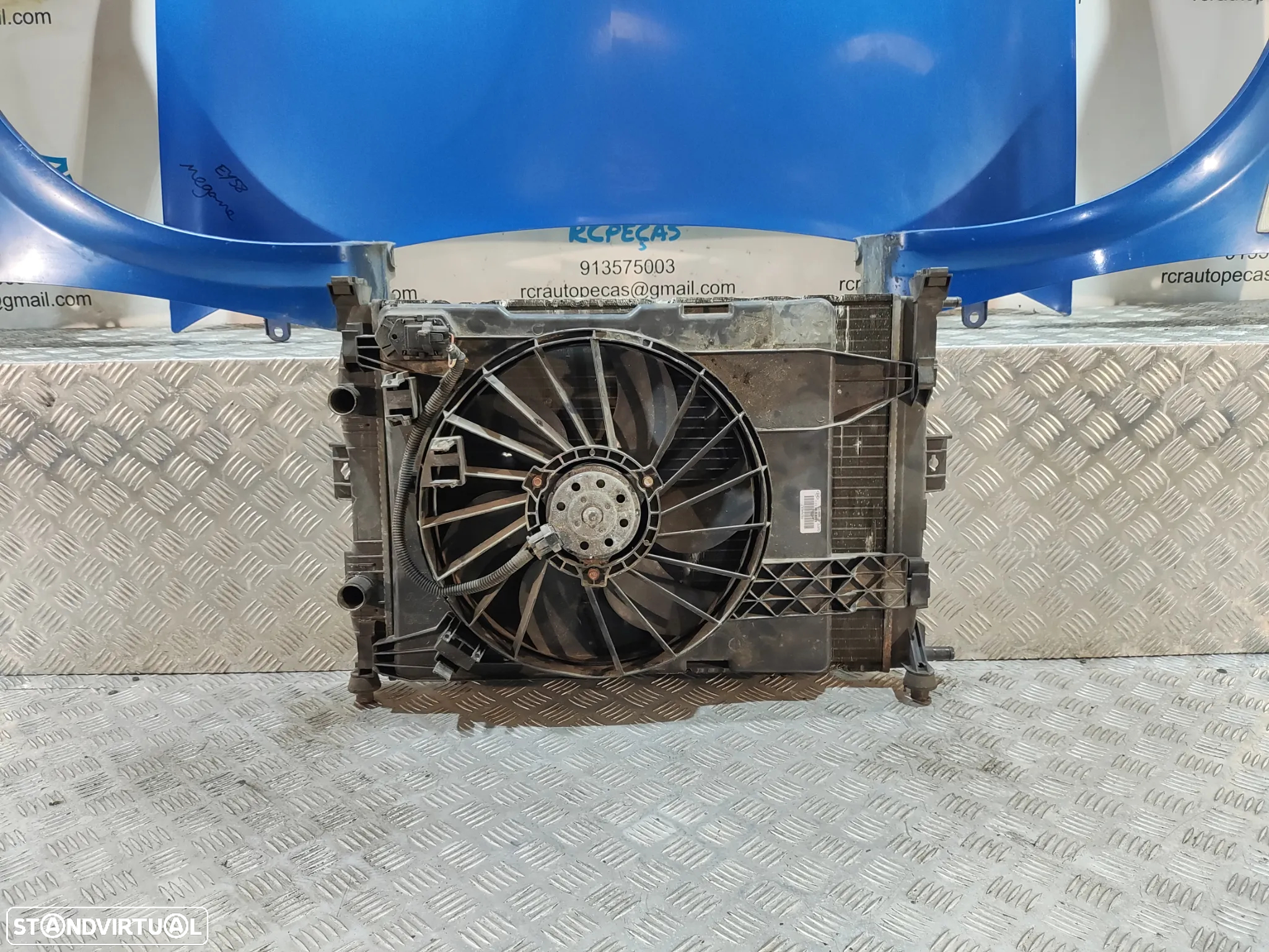 FRENTE COMPLETA RENAULT MEGANE 2 II MK2 CABRIO COUPE CAPOT PARACHOQUES GUARDA-LAMAS OTICAS RADIADOR VENTILADOR FRENTE FIBRA REFORÇO - 20