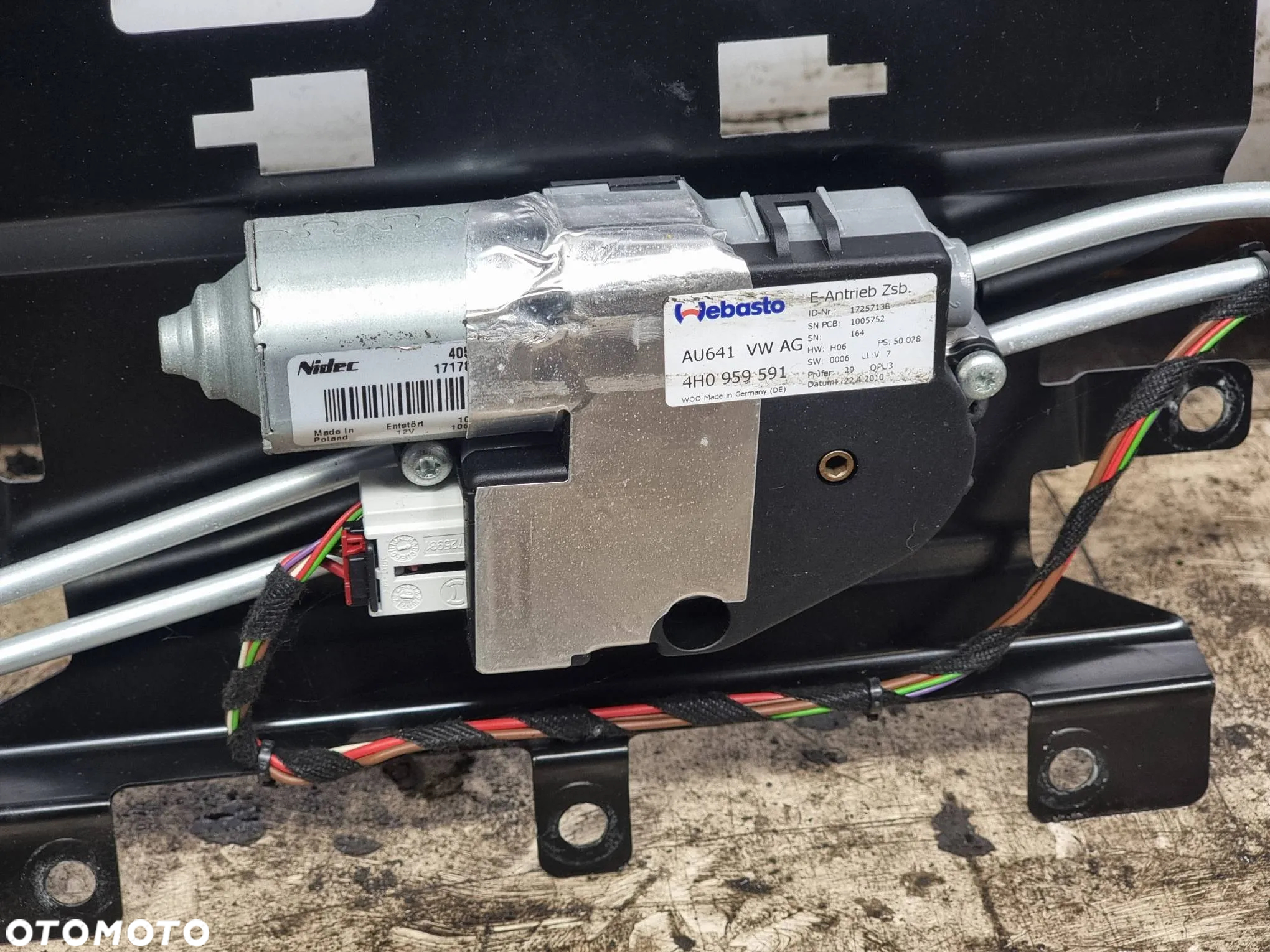Szyberdach 4H0877041 Audi, A8 S8 D4 - 4