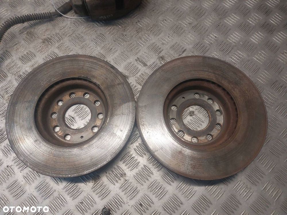 TARCZE HAMULCOWE PRZÓD + KLOCKI + ZACISKI AUDI A3 8P 1.6 8V - 2