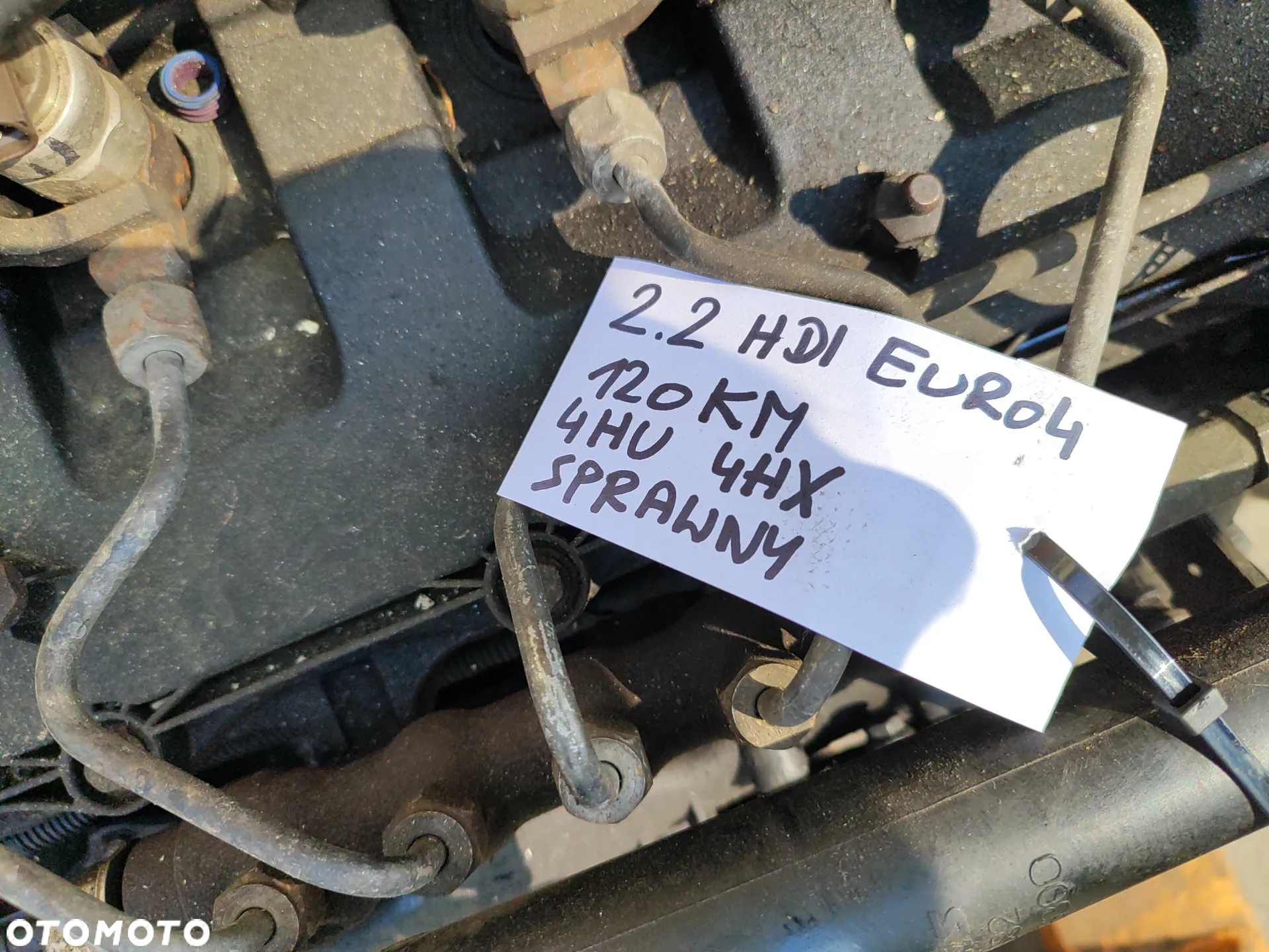 Silnik kompletny Peugeot Boxer Citroen Jumper II 06-11 2.2 HDI EURO 4 120KM 4HU 4HV kompletny na chodzie -Film - 13