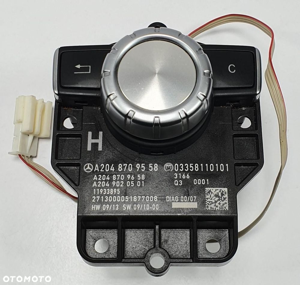 PANEL POKRĘTŁO COMMAND MERCEDES W204 A2048709558 - 1