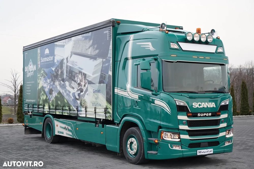 Scania G 280 / SOLO / 4x2 / CORTINĂ - 7,7 m / BDE / FULL AIRMATIC / PLUSĂ / PIELE - 6